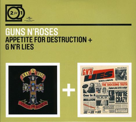 Guns N' Roses: 2 For 1, 2 CDs