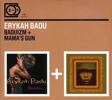Erykah Badu: 2 For 1: Baduizm/Mama's Gun, 2 CDs