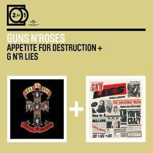 Guns N' Roses: 2 For 1: Appetite For Destruction / G N'R Lies, 2 CDs