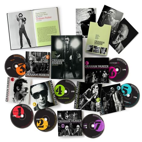 Graham Parker &amp; The Rumour: These Dreams Will Never Sleep: The Best Of Graham Parker (Limited Edition), 6 CDs und 1 DVD