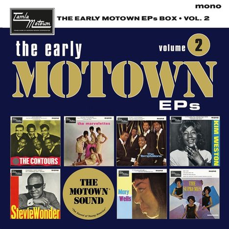 The Early Motown EPs Box Vol. 2 (Limited Numbered Edition Boxset) (Mono), 7 Singles 7"