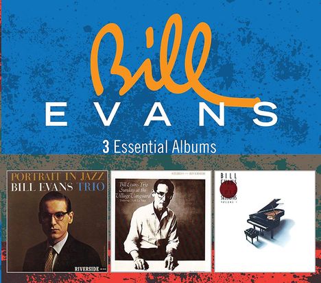 Bill Evans (Piano) (1929-1980): 3 Essential Albums (The Riverside Years), 3 CDs