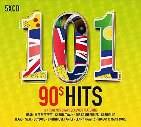 101 90s Hits, 5 CDs