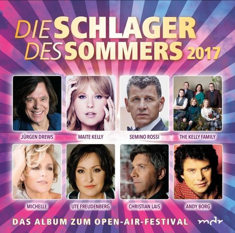 Die Schlager des Sommers 2017, 2 CDs