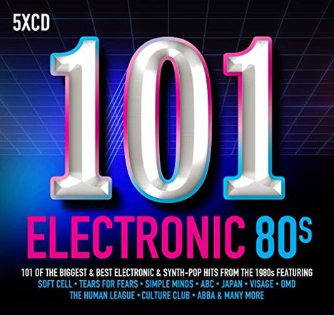 101 Electronic 80s, 5 CDs