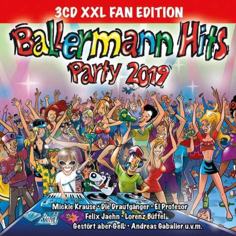 Ballermann Hits Party 2019 (XXL-Fan-Edition), 3 CDs