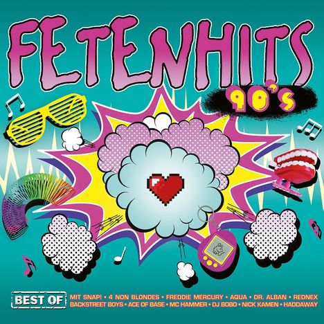Fetenhits: 90's Best Of, 3 CDs