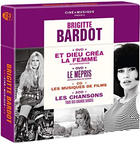 Brigitte Bardot: Brigitte Bardot Cine Musique, 3 CDs und 2 DVDs
