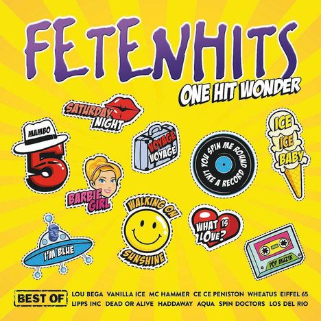 Fetenhits: One Hit Wonder (Best Of), 3 CDs