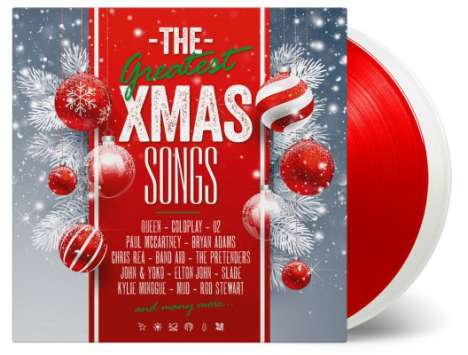 The Greatest Xmas Songs (180g) (Limited Numbered Edition) (White &amp; Red Vinyl), 2 LPs