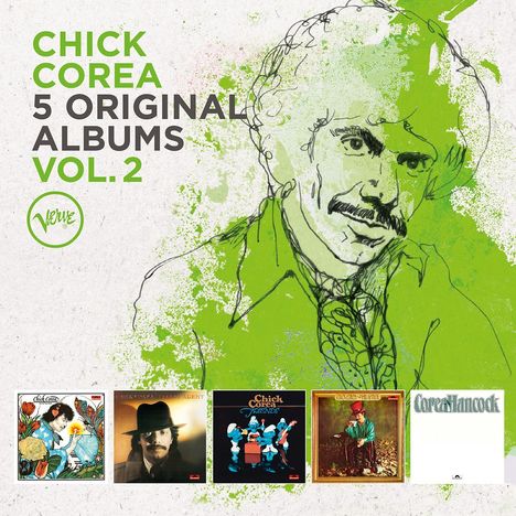 Chick Corea (1941-2021): 5 Original Albums Vol. 2, 5 CDs