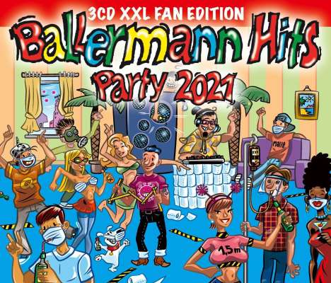 Ballermann Hits Party 2021 (XXL Fan Edition), 3 CDs