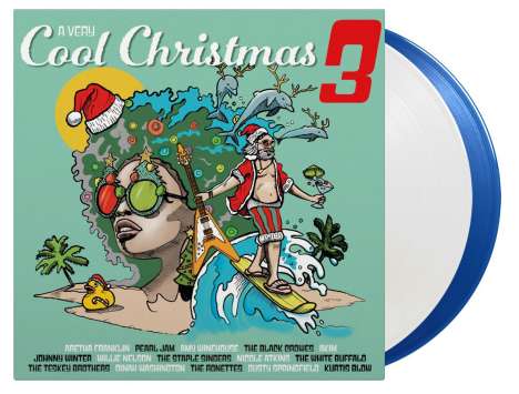 A Very Cool Christmas 3 (180g) (Limited Numbered Edition) (Clear &amp; Translucent Blue Vinyl), 2 LPs