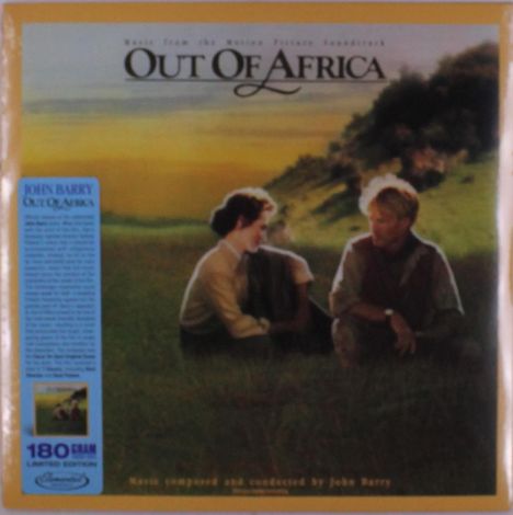 John Barry (1933-2011): Out Of Africa (O.S.T.) (180g) (Limited Edition), LP