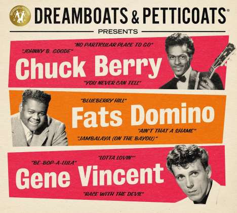 Chuck Berry / Fats Domino / Gene Vincent, 3 CDs