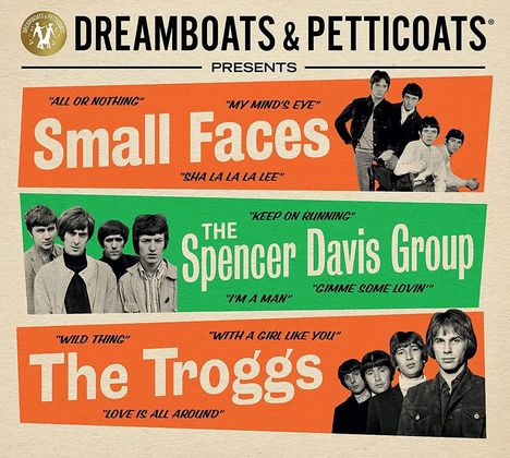 Presents Small Faces / Spencer Davis / Troggs, 3 CDs