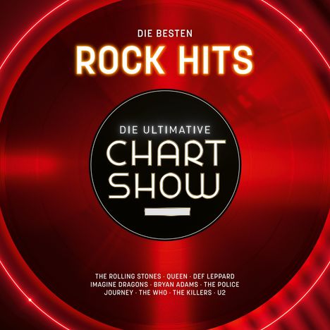 Die ultimative Chartshow - Die besten Rock Hits, 4 LPs