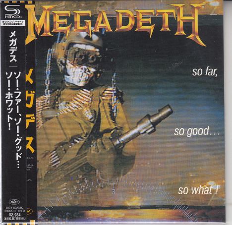 Megadeth: So Far, So Good... So What! (Limited Edition) (SHM-CD), CD