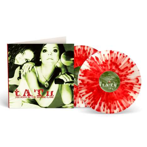 t.A.T.u.: 200 KM/H In The Wrong Lane (Limited Edition) (Red Splatter Vinyl) (45 RPM), 2 LPs