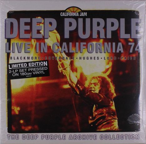 Deep Purple: Live In California 74 (180g) (Limited Edition), 2 LPs