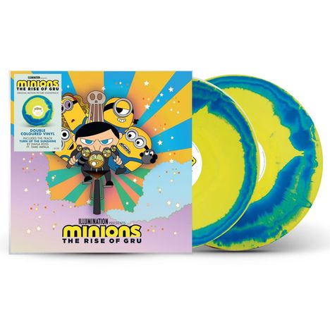 Minions: The Rise Of Gru (180g) (Limited Edition) (Yellow &amp; Blue Vinyl), 2 LPs