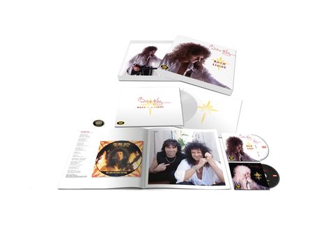 Brian May: Back To The Light (remastered) (180g) (Limited Collectors Edition Boxset) (White Vinyl), 1 LP und 2 CDs
