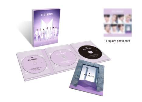 BTS (Bangtan Boys/Beyond The Scene): BTS, The Best (Limited Edition A), 2 CDs und 1 Blu-ray Disc