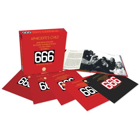 Aphrodite's Child: 666 (The Apocalypse Of John, 13/18) (50th Anniversary Edition), 4 CDs und 1 Blu-ray Disc