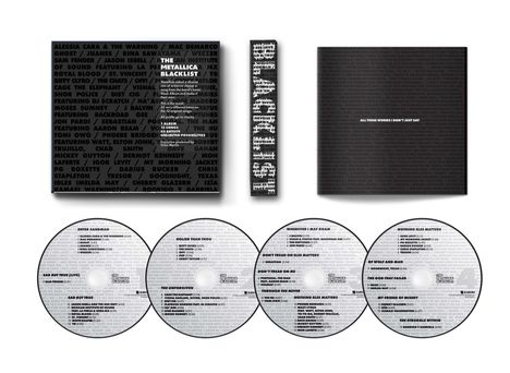 The Metallica Blacklist, 4 CDs