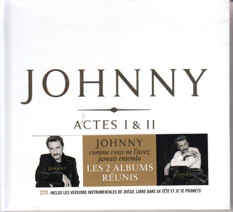 Johnny Hallyday: Actes I + II, 2 CDs