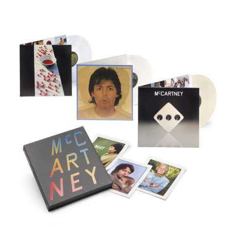 Paul McCartney (geb. 1942): I / II / III (180g) (Limited Edition) (Clear/White/Cream Vinyl), 3 LPs