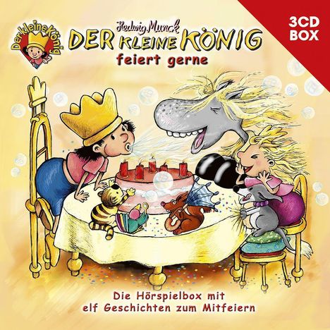 Der kleine König (02) feiert gerne, 3 CDs