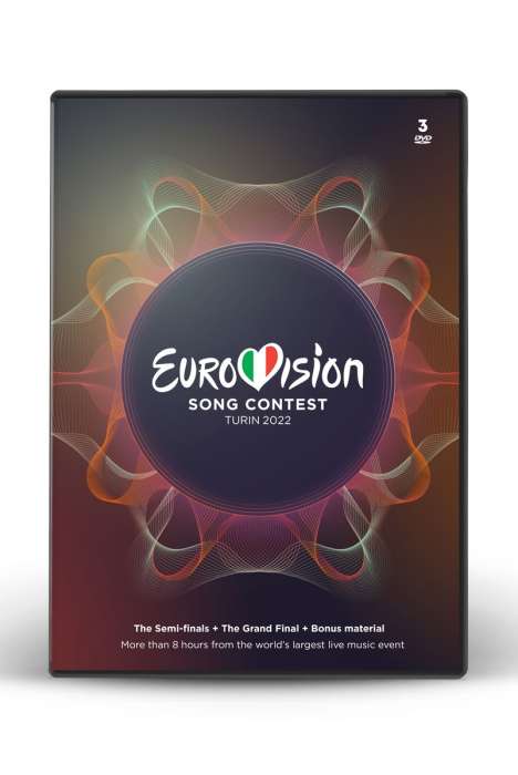 Eurovision Song Contest Turin 2022, 3 DVDs