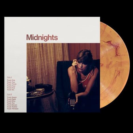 Taylor Swift: Midnights (Limited Special Edition) (Blood Moon Marbled Vinyl), LP