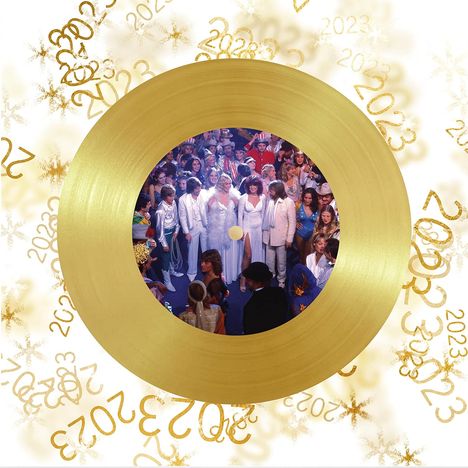 Abba: HAPPY NEW YEAR (LTD. GOLD LP), Single 7"