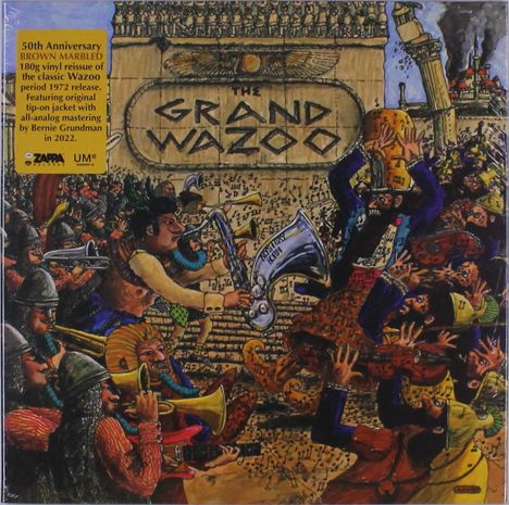 Frank Zappa (1940-1993): The Grand Wazoo (180g) (Limited Edition) (Brown Marbled Vinyl), LP