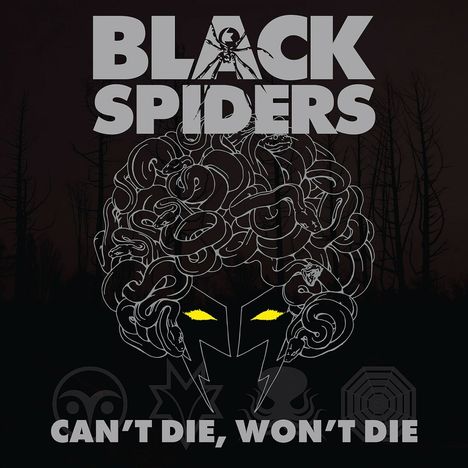 Black Spiders: Can't Die, Won't Die (Splatter Vinyl), LP