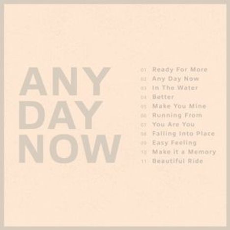 Krezip: Any Day Now, CD