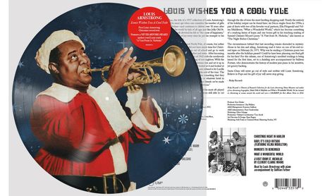 Louis Armstrong (1901-1971): Louis Wishes You A Cool Yule (Limited Edition) (Picture Disc), LP
