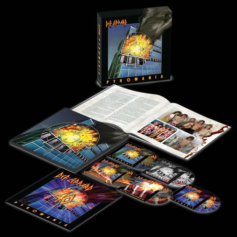 Def Leppard: Pyromania (40th Anniversary Deluxe Edition), 4 CDs und 1 Blu-ray Audio