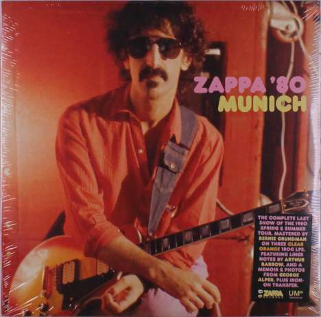 Frank Zappa (1940-1993): Munich '80 (180g) (Clear Orange Vinyl), 3 LPs