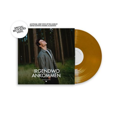 Wincent Weiss: Irgendwo ankommen (180g) (Limited Edition) (Recycled Colored Vinyl), LP