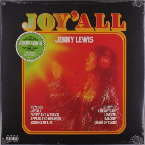 Jenny Lewis: Joy'All (Limited Indie Exclusive Edition) (Green Vinyl), LP