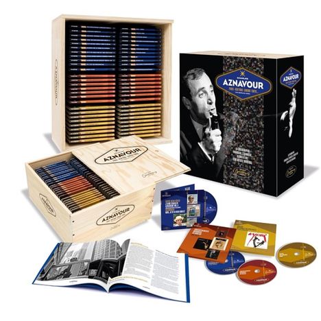 Charles Aznavour (1924-2018): The Complete Work (Limited Centenary Edition), 100 CDs