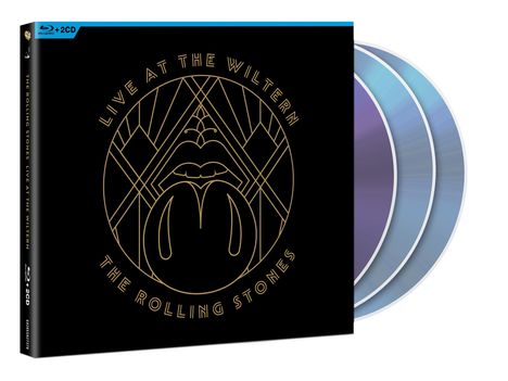 The Rolling Stones: Live At The Wiltern (Los Angeles), 1 Blu-ray Disc und 2 CDs