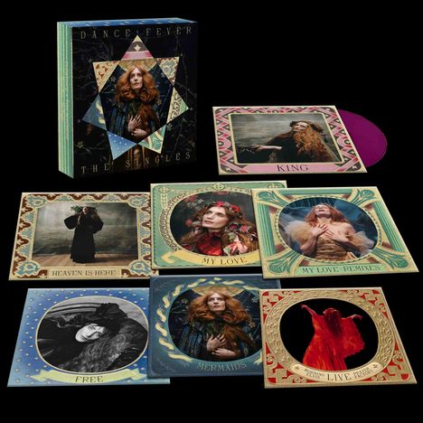 Florence &amp; The Machine: Dance Fever: The Singles (Limited Boxset) (Colored Vinyl), 7 Singles 7"