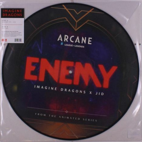 Imagine Dragons: Enemy (Picture Disc), Single 12"