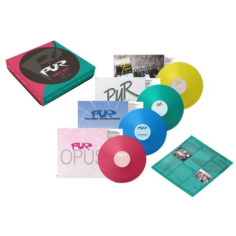 Pur: Pur Vinyl-Box Vol. 1 (1983 - 1988) (Limited Edition) (Colored Vinyl), 4 LPs