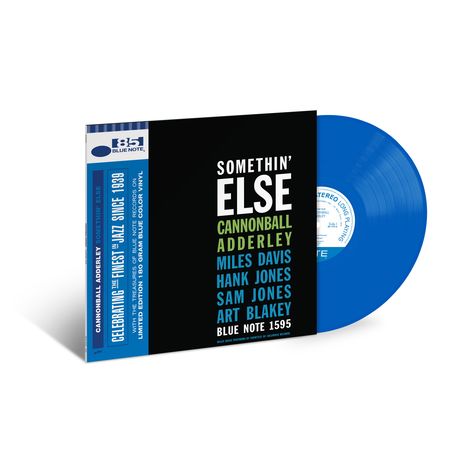 Cannonball Adderley (1928-1975): Somethin' Else (180g) (Limited Indie Exclusive Edition) (Blue Vinyl), LP