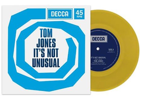 Tom Jones: It's Not Unusual (Limited Edition) (Amber Vinyl), Single 7"